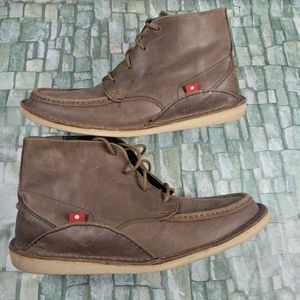 OLIBERTE MOGADO Ankle Moc-Toe Lace Chukka Casual Boots Men Sz 40 US 7